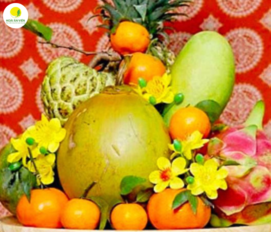 Mâm ngũ quả cần sạch sẽ, chỉn chu và nấu bằng sự thành tâm 