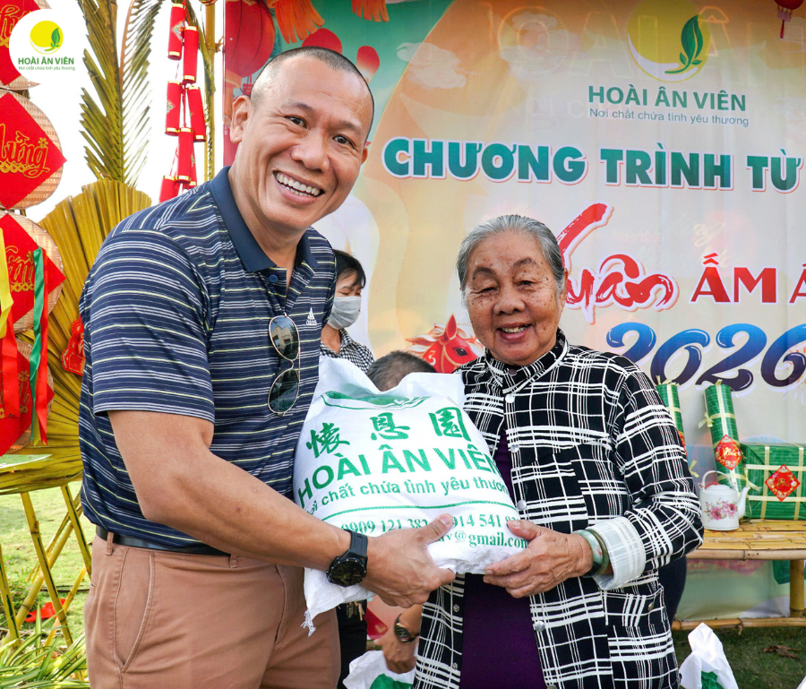 Nhân dịp Tết Nguyên Đán 2026, Hoài Ân Viên đã tổ chức chương trình từ thiện với chủ đề “Xuân Ấm Áp - 2026”
