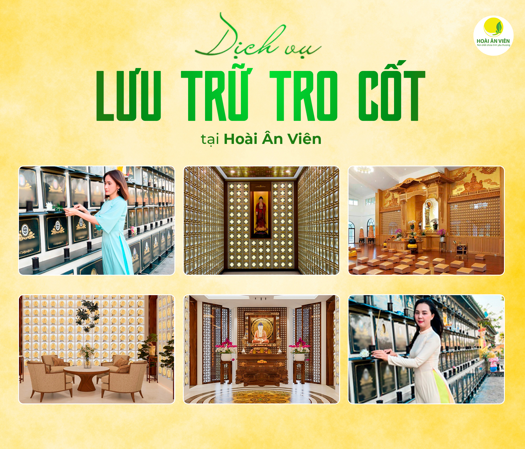 DỊCH VỤ LƯU TRỮ TRO CỐT TRỌN GÓI TẠI HOÀI ÂN VIÊN