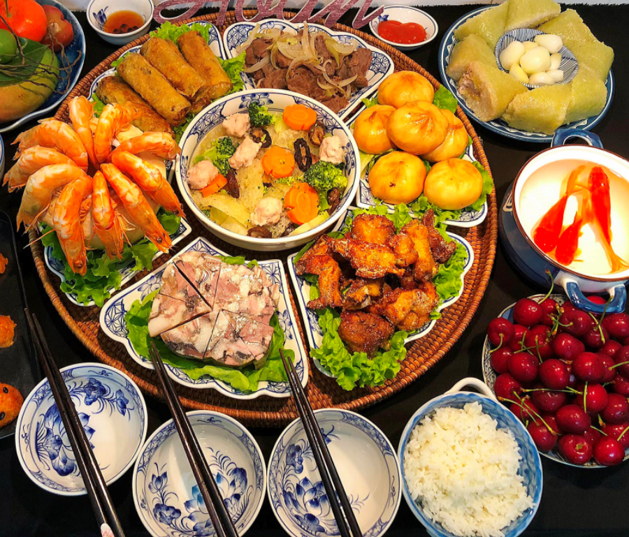 Mâm cúng ông Công ông Táo 