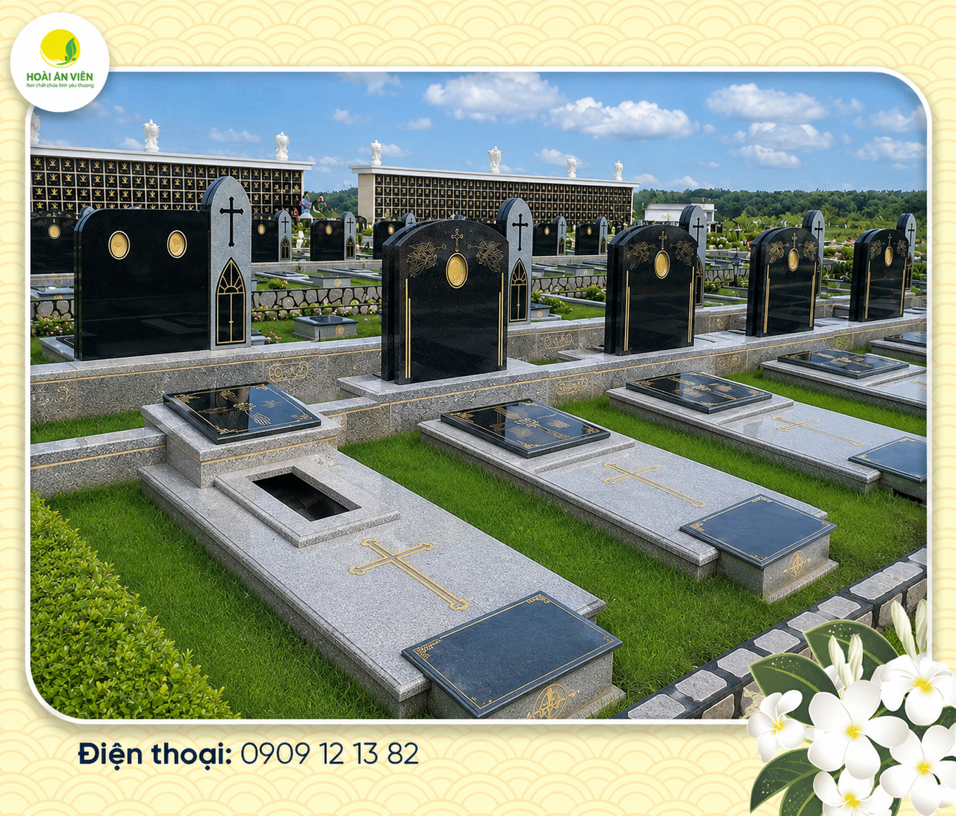 Mộ Đôi Trọn Gói (mẫu mới) (Single Package) - Khu CG2