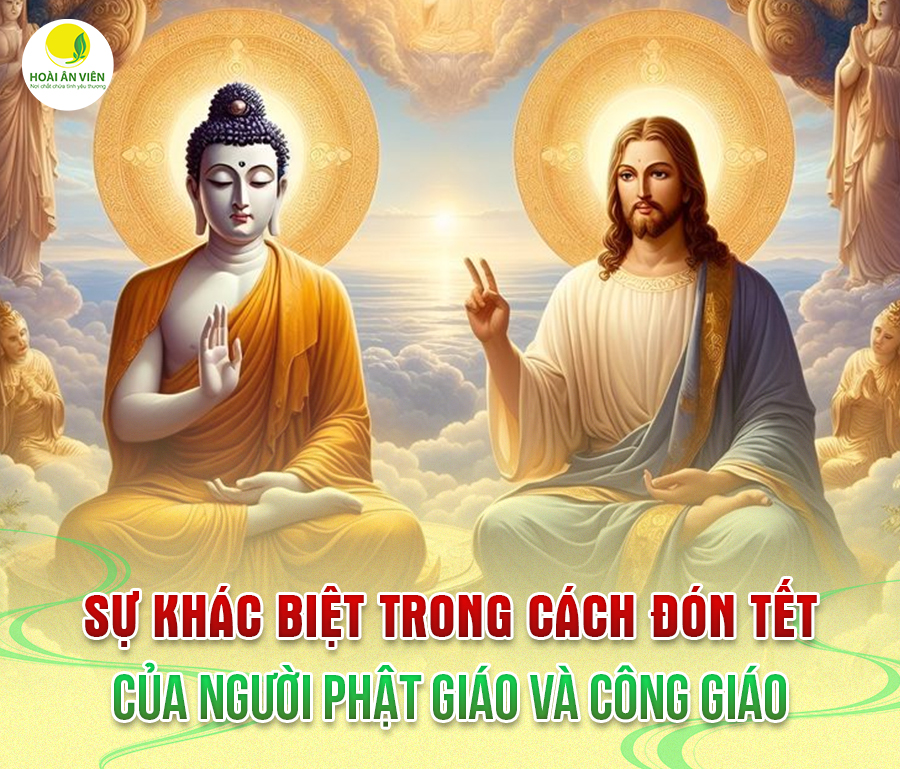 SỰ KHÁC BIỆT TRONG CÁCH ĐÓN TẾT CỦA NGƯỜI PHẬT GIÁO VÀ CÔNG GIÁO