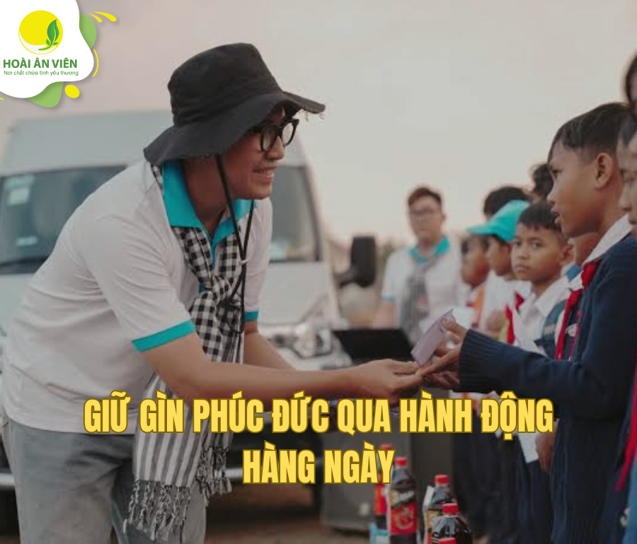 Giữ gìn phúc đức qua hành động hàng ngày