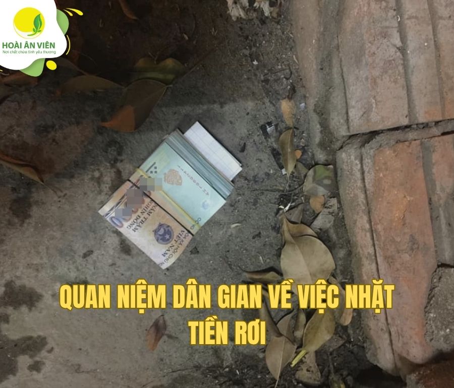 Quan niệm dân gian về việc nhặt tiền rơi