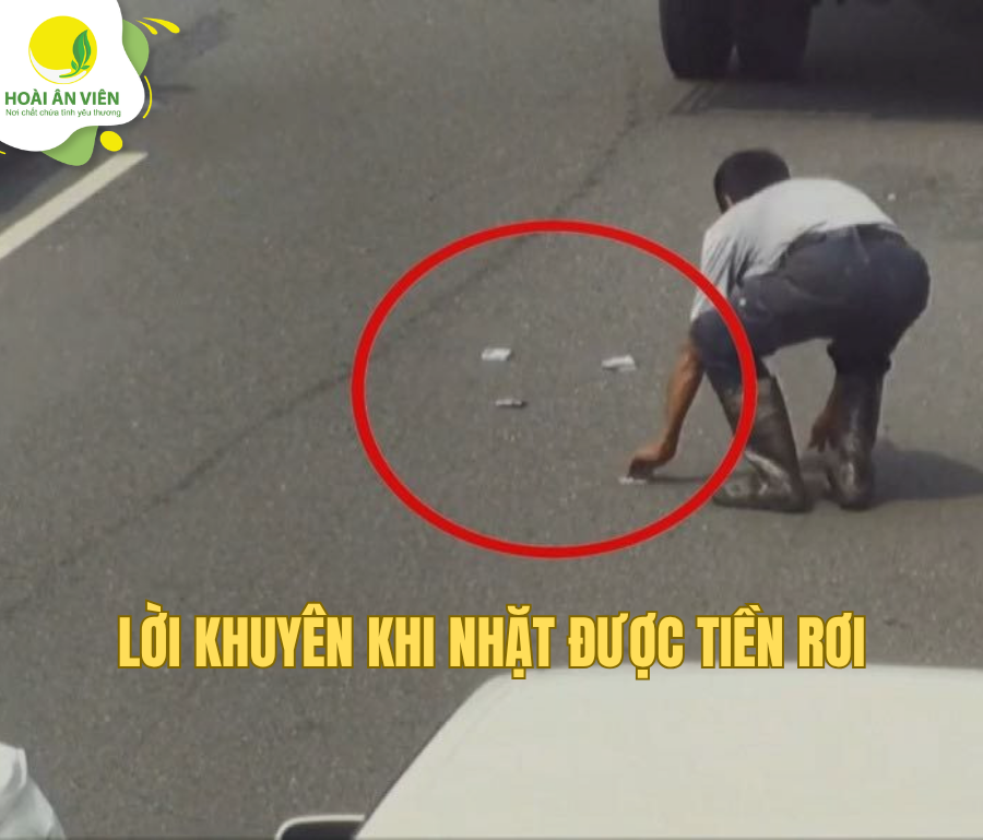 Lời khuyên khi nhặt được tiền rơi