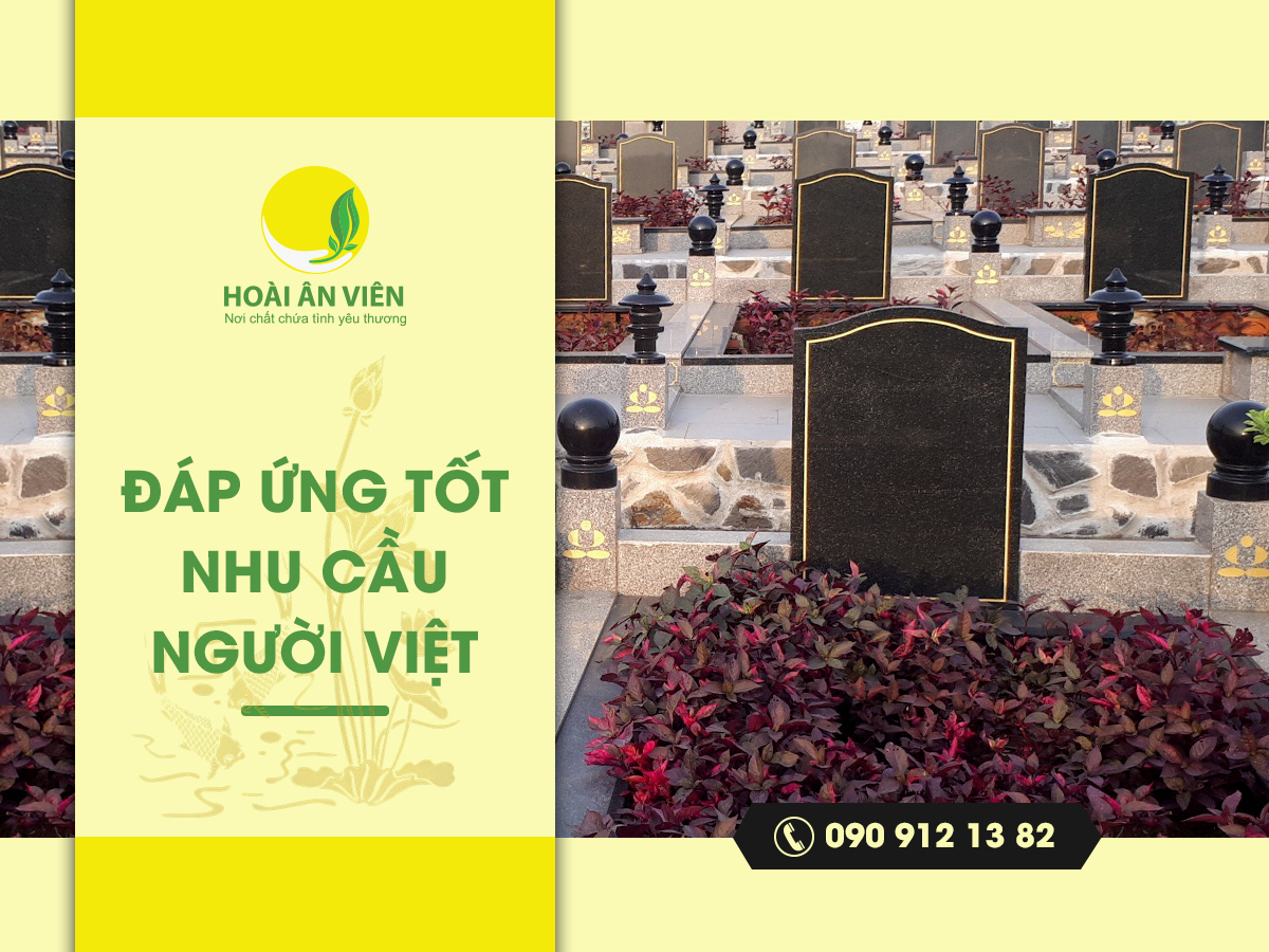 Hoài Ân Viên - Công viên nghĩa trang chất lượng đáp ứng mọi nhu cầu người Việt