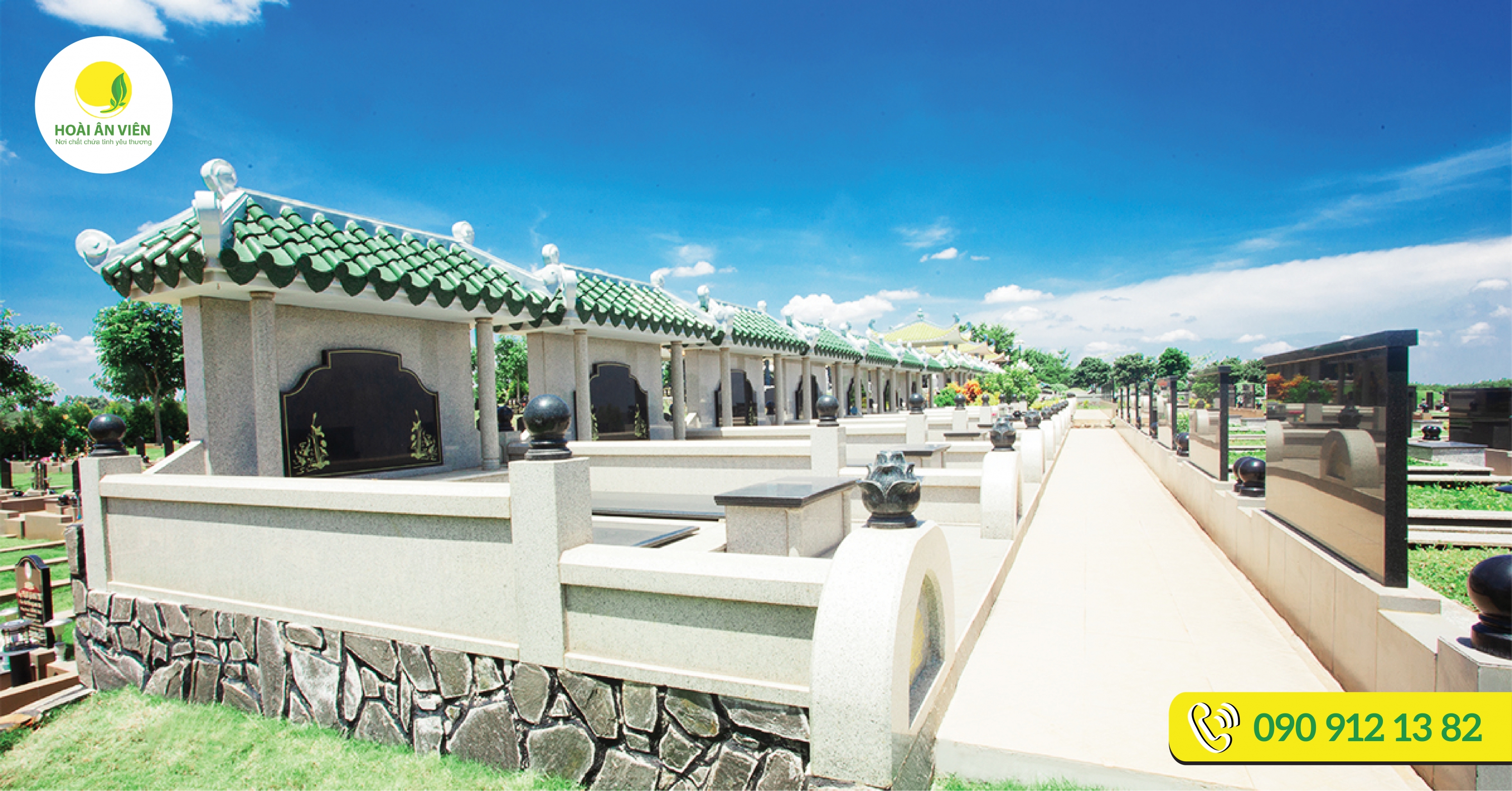 Hoài Ân Viên top 3 công viên nghĩa trang có kiến trúc mộ đẹp nhất Việt Nam