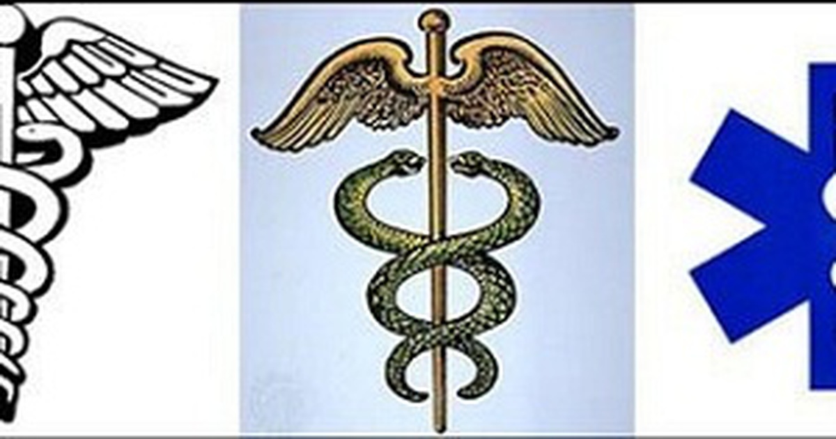 Tại Sao Biểu Tượng Của Ngành Y Dược lại có hình con Rắn, cây Gậy, chiếc Ly và cách phân biệt biểu tượng ngành Y, dược, thương mại.
