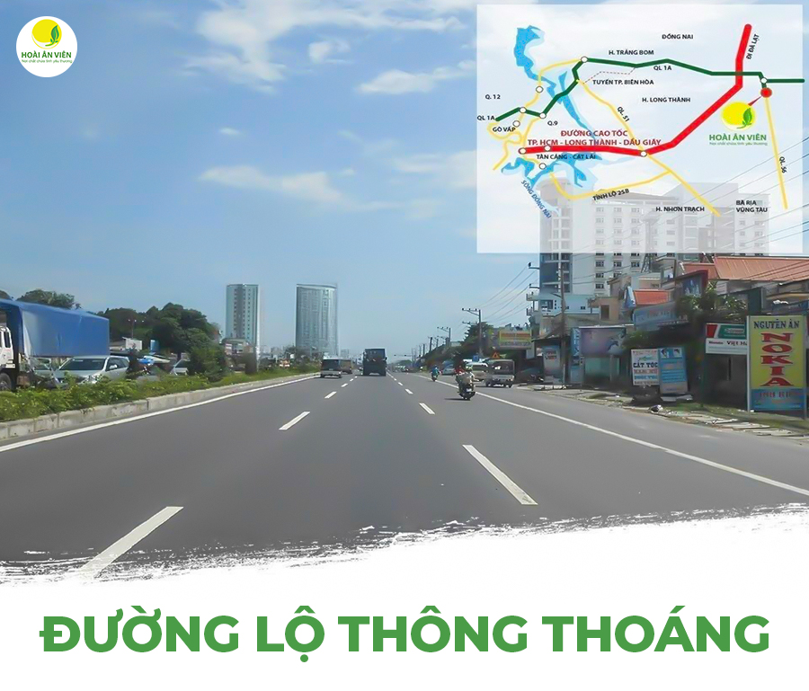 Vị trí giao thông thuận tiện, dễ đi lại 